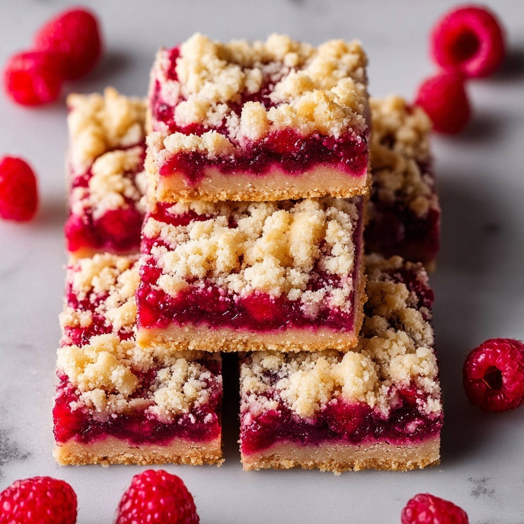 Raspberry Streusel Shortbread Bars Recipe - Recipe Image