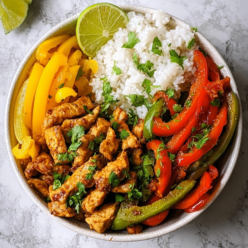 Chicken Fajita Bowl Recipe - Recipe Image