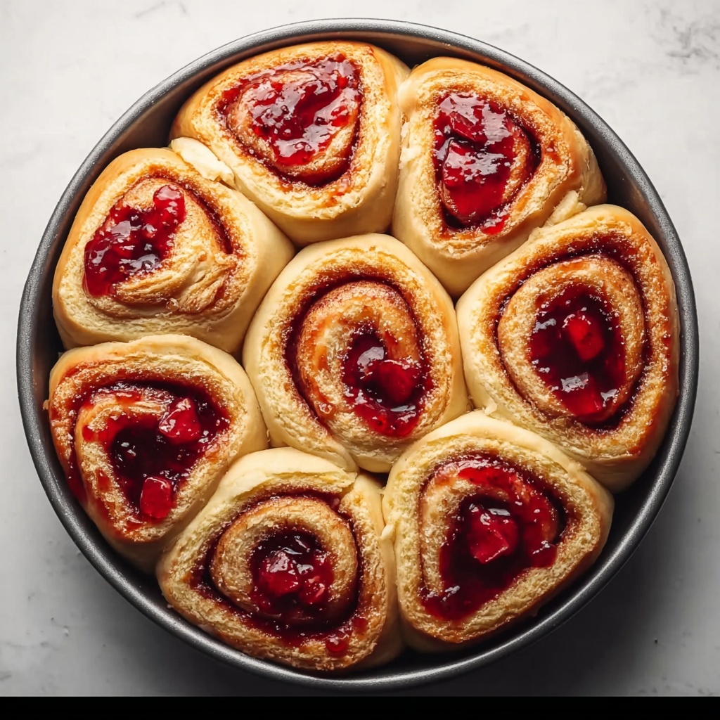 Strawberry Cinnamon Rolls Recipe - Recipe Image