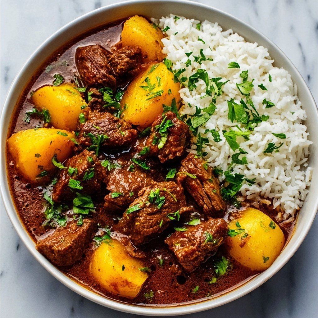 Caribbean Beef Curry with Potatoes Recipe - Recipe Image
