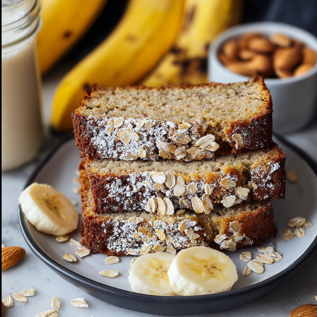 Almond Flour Banana Bread Recipe - Recipe Image