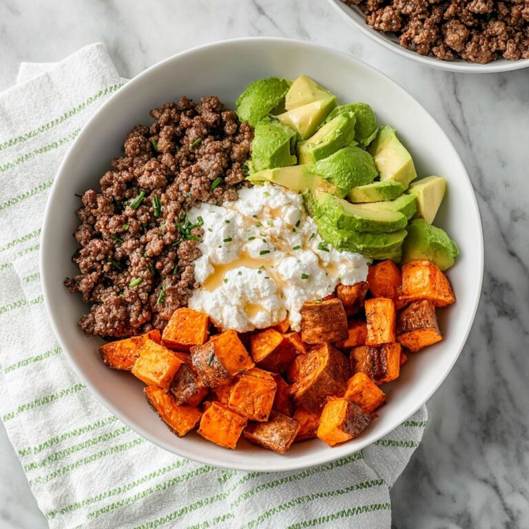 Hot Honey Sweet Potato Beef Bowl Recipe