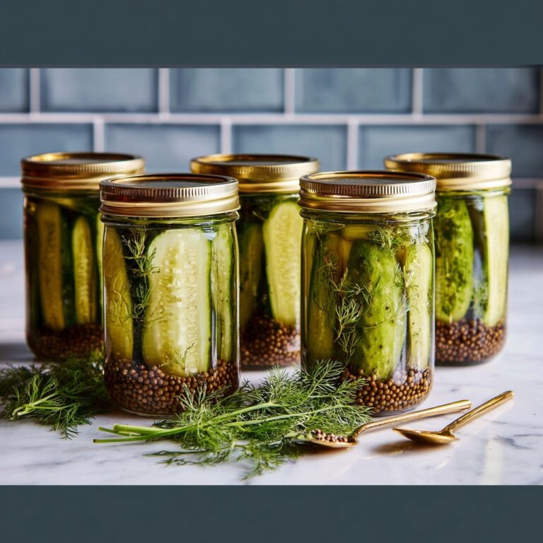 The Ultimate Dill Pickle Recipe for Bold, Crunchy Flavor Recipe