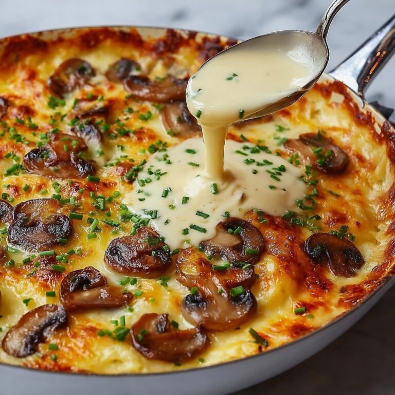 Chicken and Mushroom Gratin Recipe