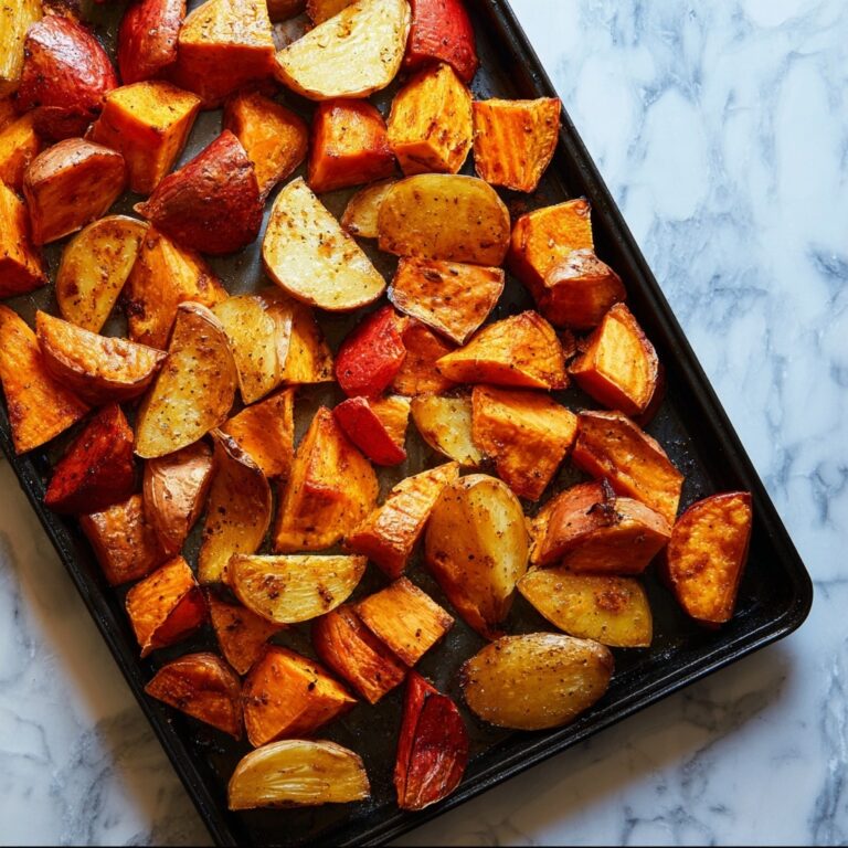Roasted Apple Cinnamon Sweet Potatoes Recipe
