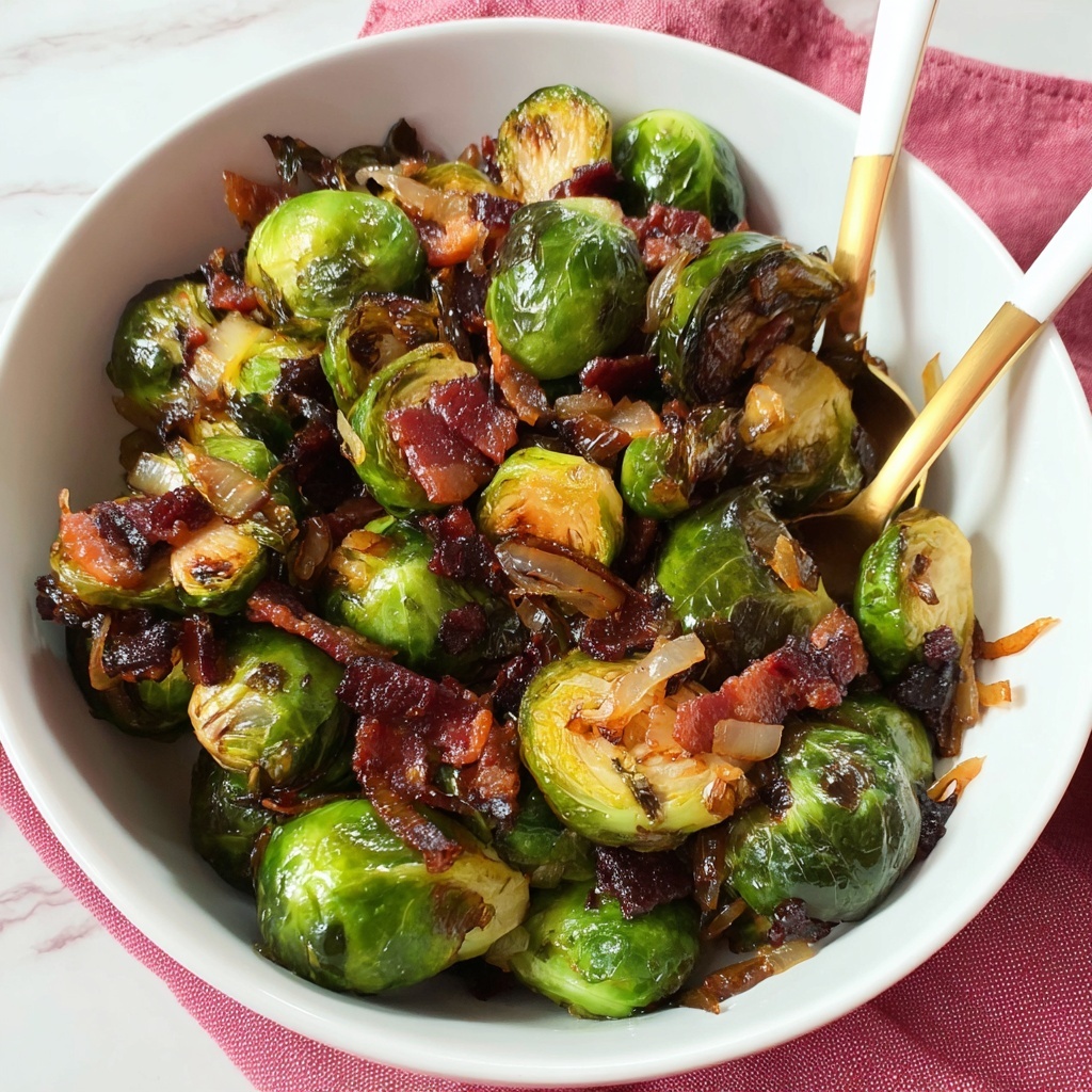 Bacon Jam Brussels Sprouts - Recipe Image