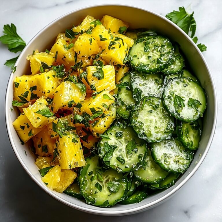 Zesty Pineapple Cucumber Salad: Refreshing Bliss!