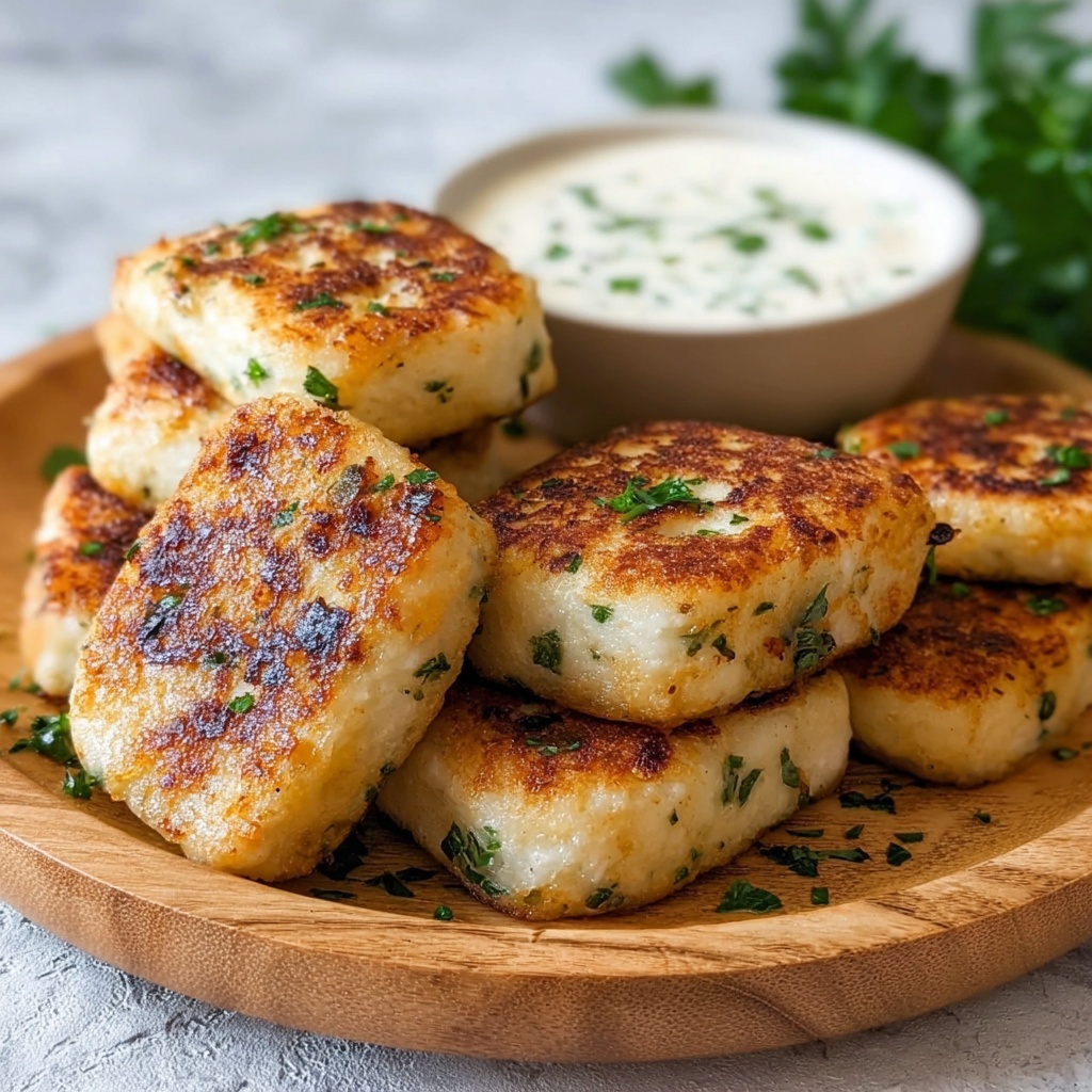 Crispy Irish Potato Cakes (Potato Farls) Recipe - Recipe Image