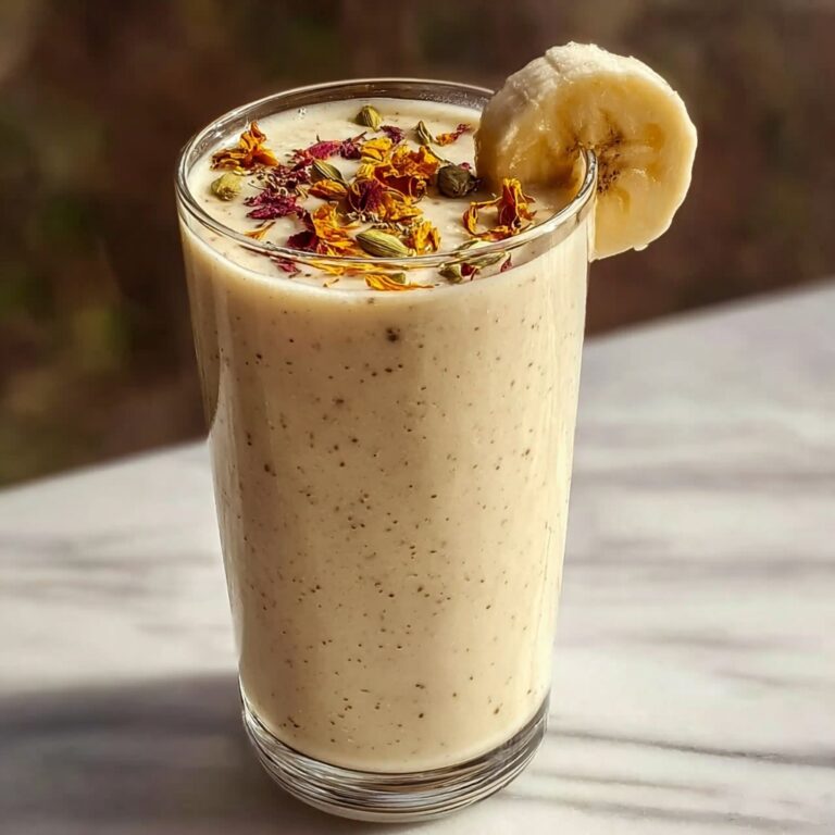Banana Chamomile Tea Smoothie for a Soothing Sip Recipe