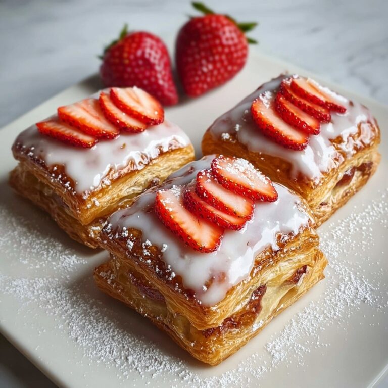Strawberry Lemon Danish Pastries Recipe