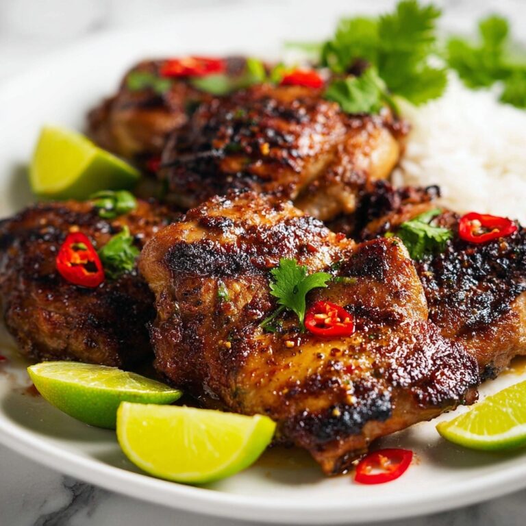 Thai Grilled Chicken (Gai Yang) with Coconut Rice and Dipping Sauces Recipe