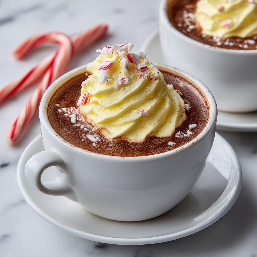 Rich Peppermint Hot Chocolate Recipe - Recipe Image