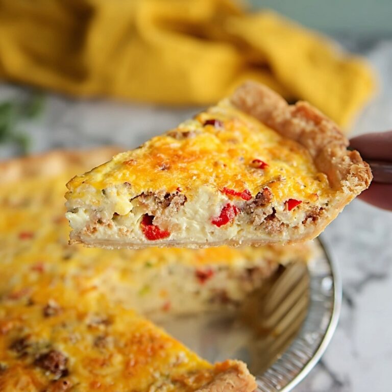 Bacon and Pimento Cheese Quiche Recipe