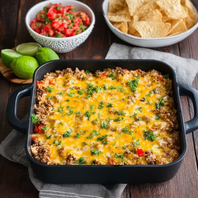 Cheesy Taco Rice Recipe