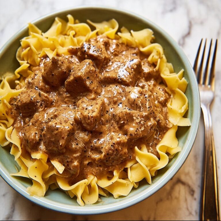 Slow Cooker Beef Stroganoff Recipe
