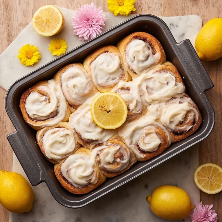 Lemon Poppy Seed Rolls with Lemon Glaze Recipe
