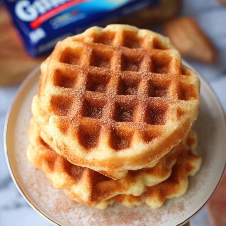 Cinnamon Sugar Biscuit Waffles Recipe