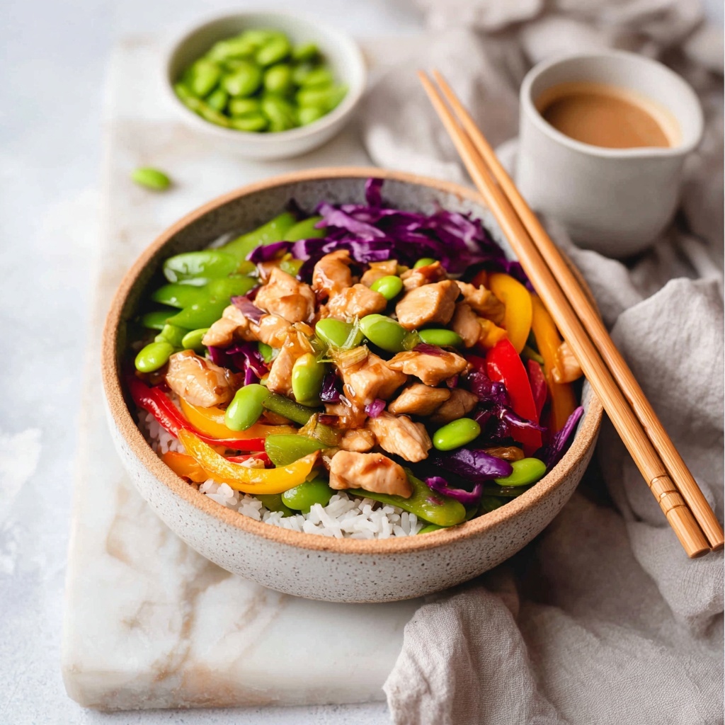 Rainbow Chicken Stir Fry Recipe - Recipe Image
