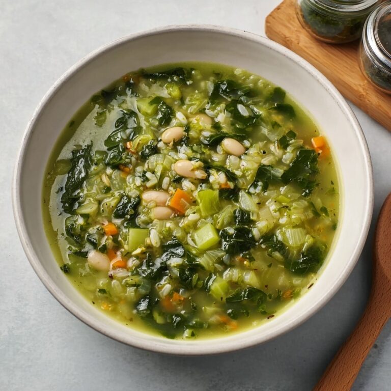 Green Minestrone di Verdure Recipe