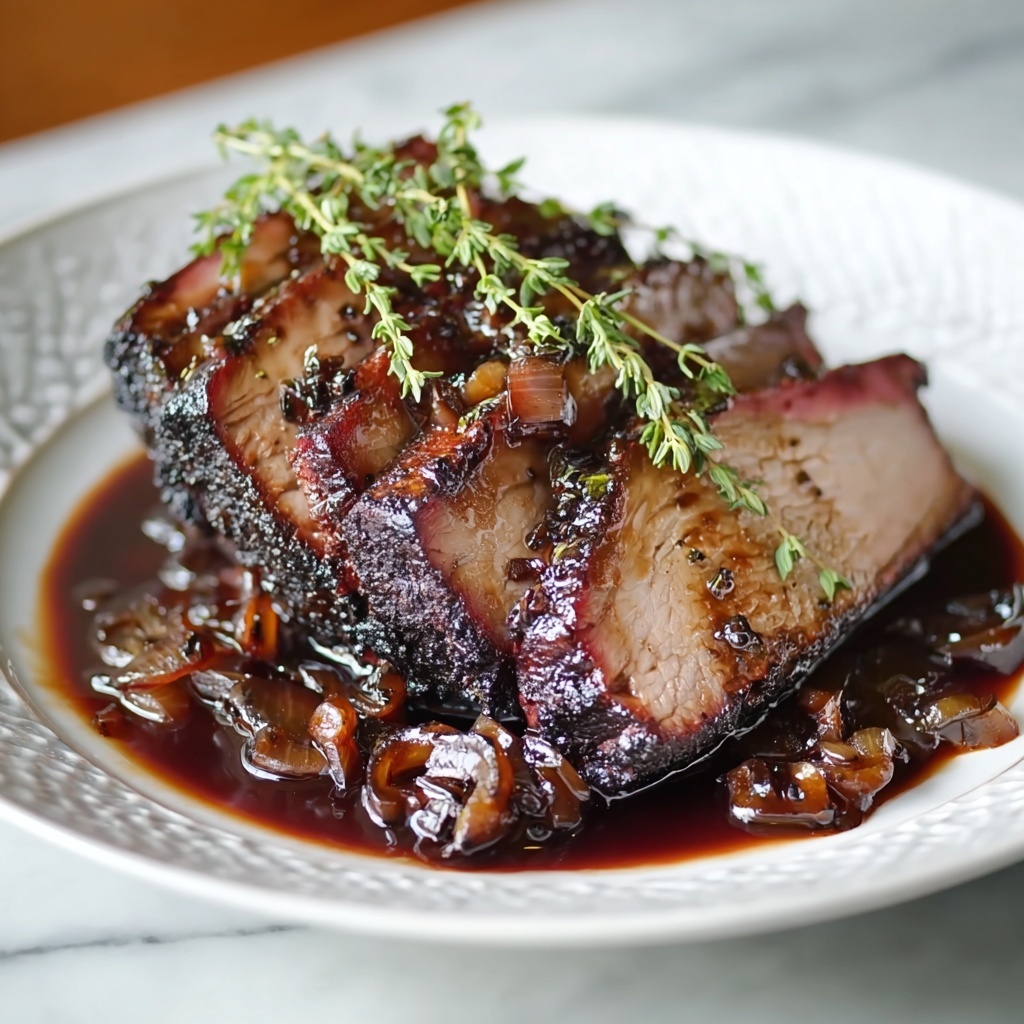 Red Wine & Gelatin Jus Brisket Recipe - Recipe Image