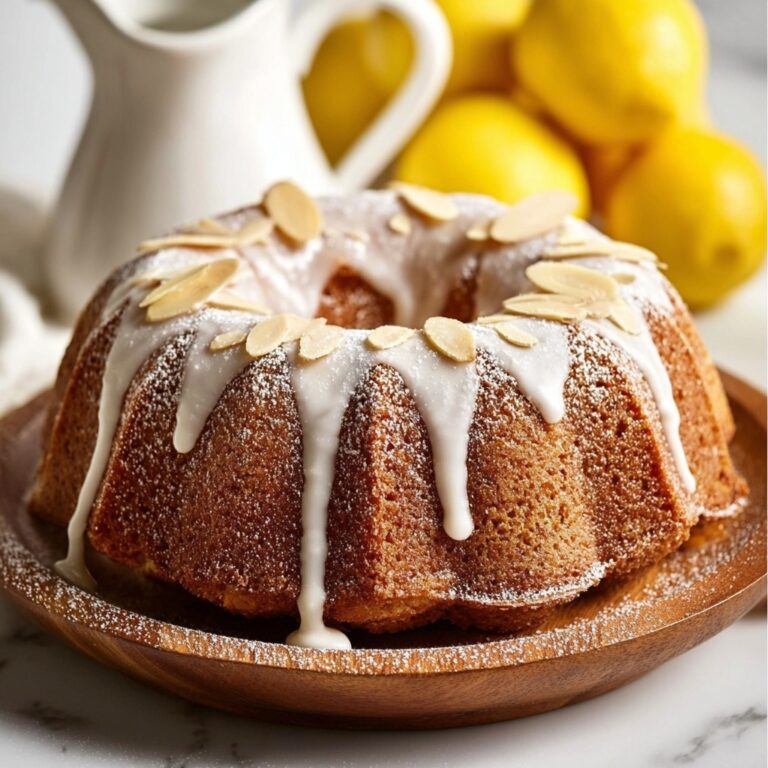 Limoncello Syrup Lemon Bundt Cake Recipe