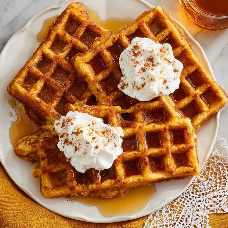 Simple Pumpkin Waffles Recipe