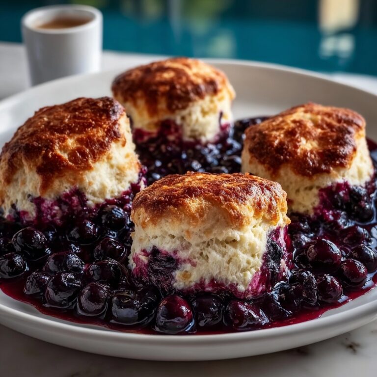 Delicious Blueberry Butter Swim Biscuits Recipe