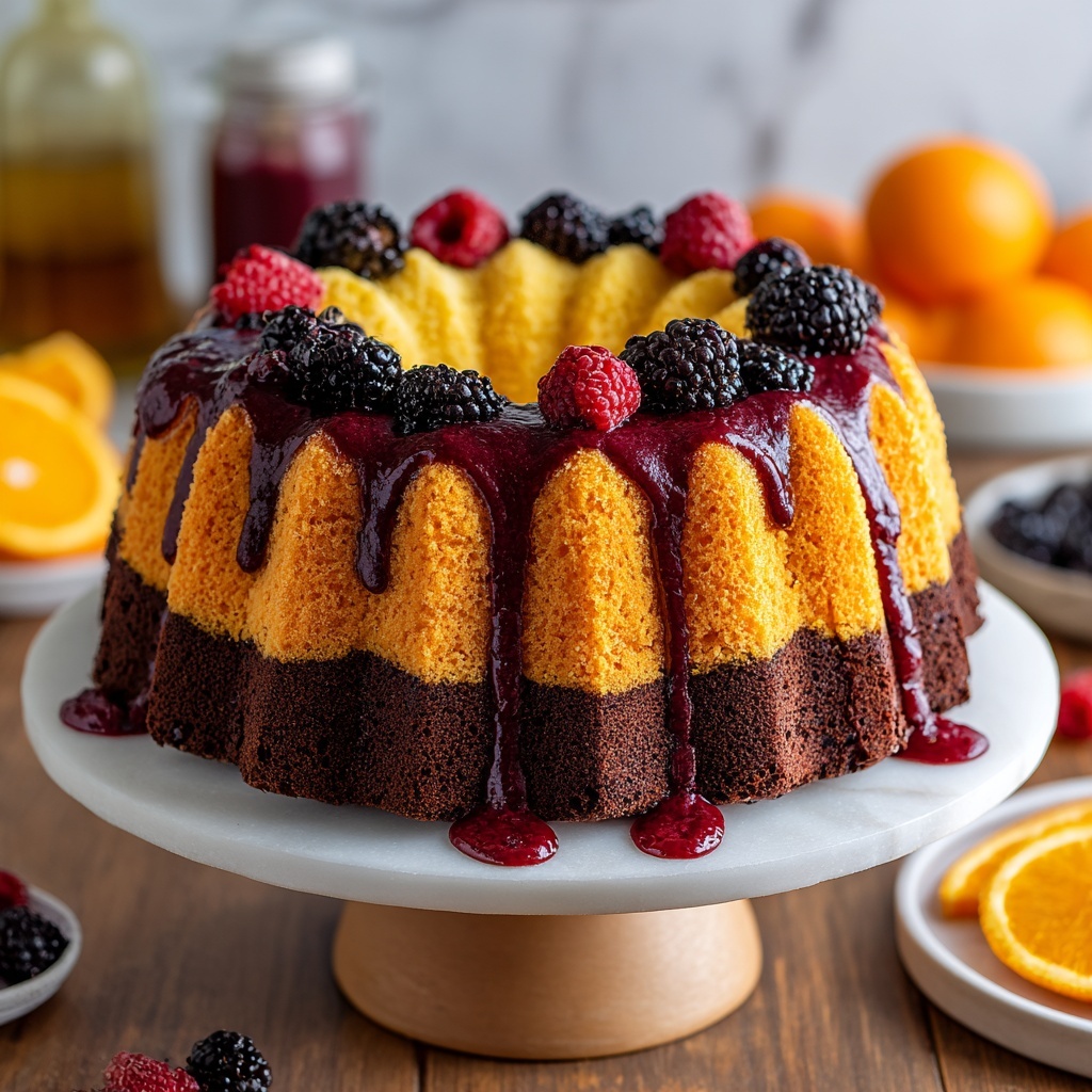 Cranberry Orange Bundt Cake Recipe - Recipe Image