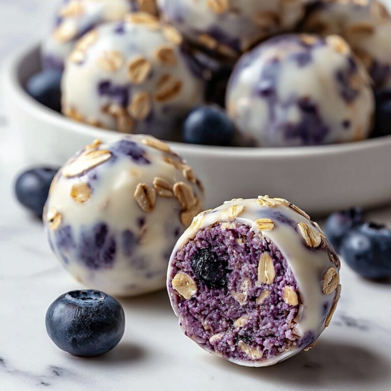 Blueberry Cheesecake Protein Bites Recipe
