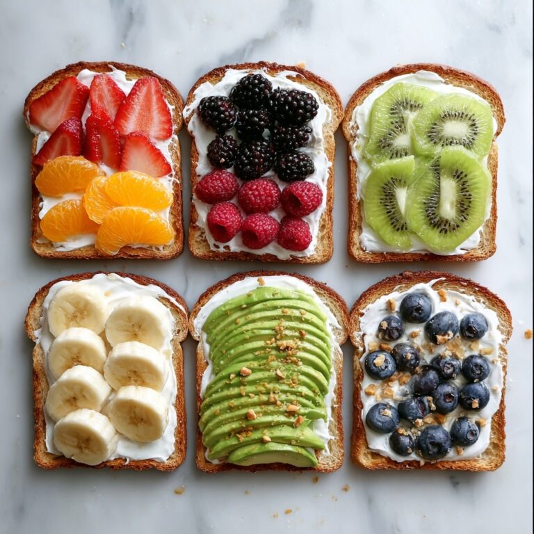 Breakfast Toasts with Avocado, Eggs, and Cherry Tomatoes Recipe
