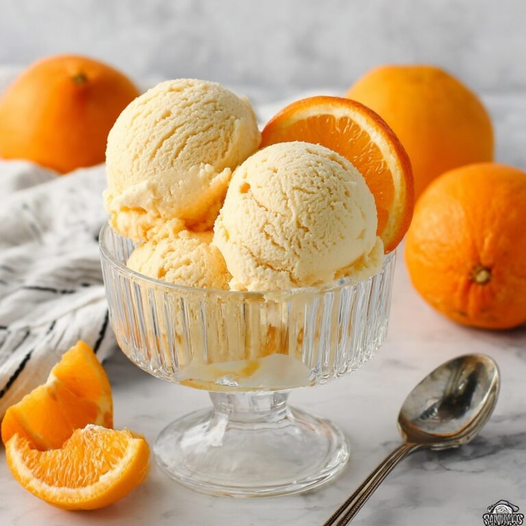 Orange Cream Ice Cream Recipe