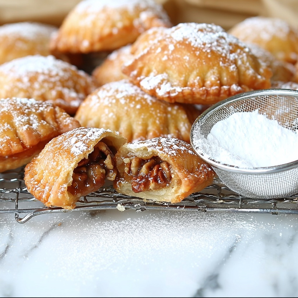 Deep Fried Pecan Pies Recipe - Recipe Image