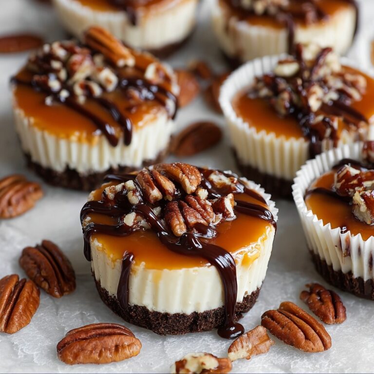 Mini Turtle Cheesecakes Recipe