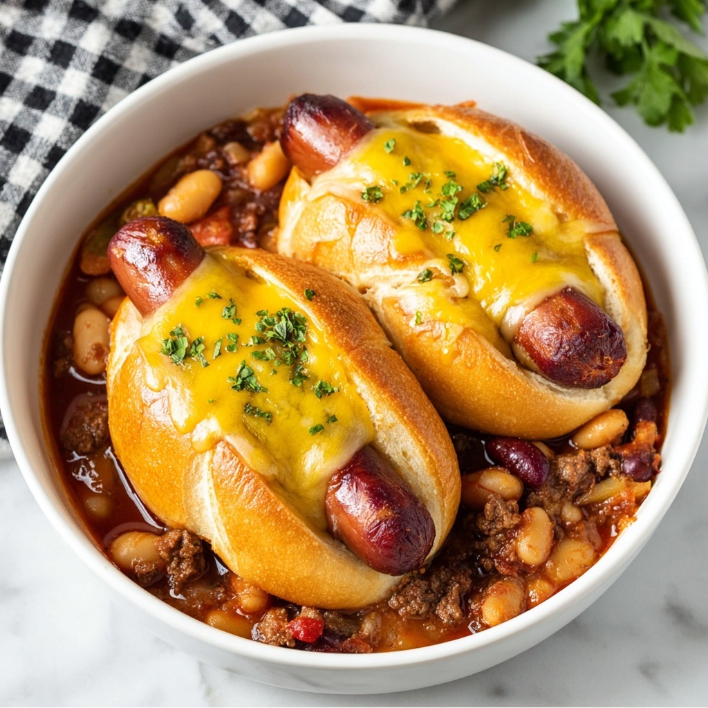 Chili Cheese Dog Casserole Recipe - Recipe Image