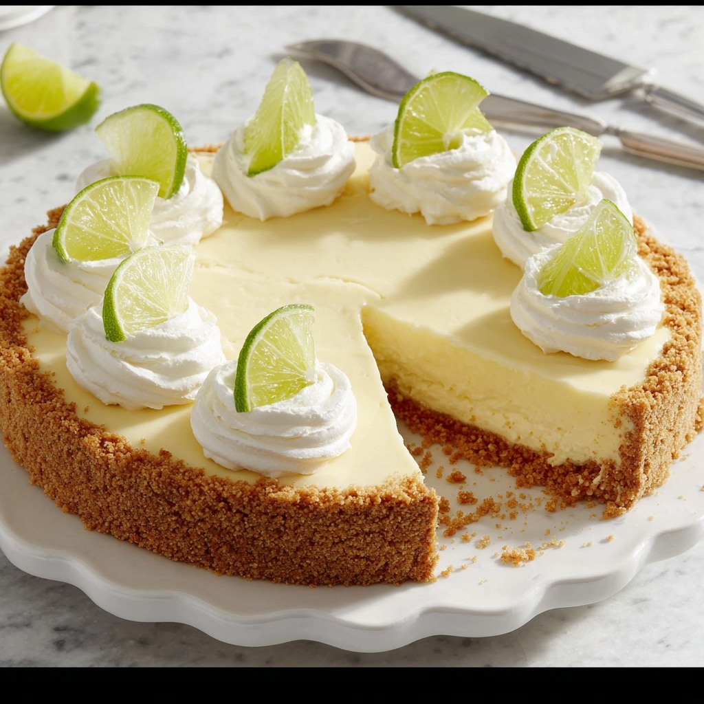 Mary Berry's Lemon and Lime Cheesecake Recipe - Recipe Image