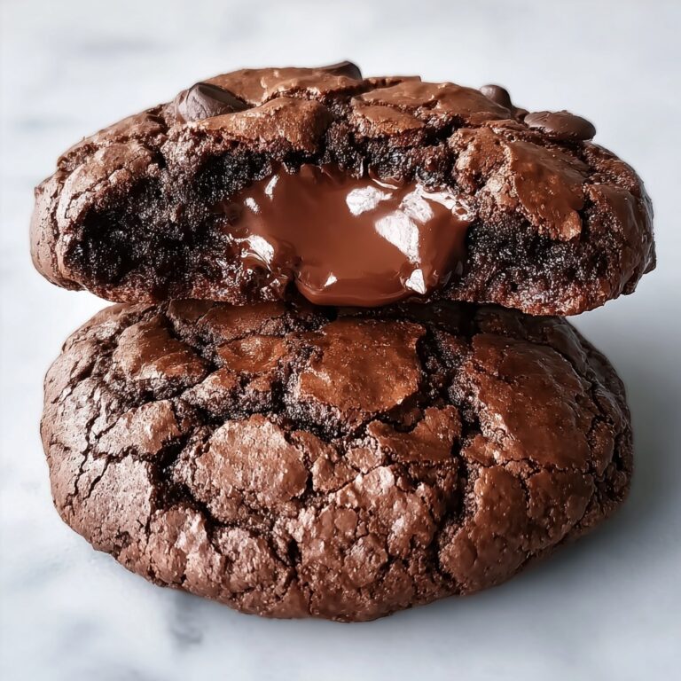 Dark Chocolate Espresso Brownie Cookies Recipe