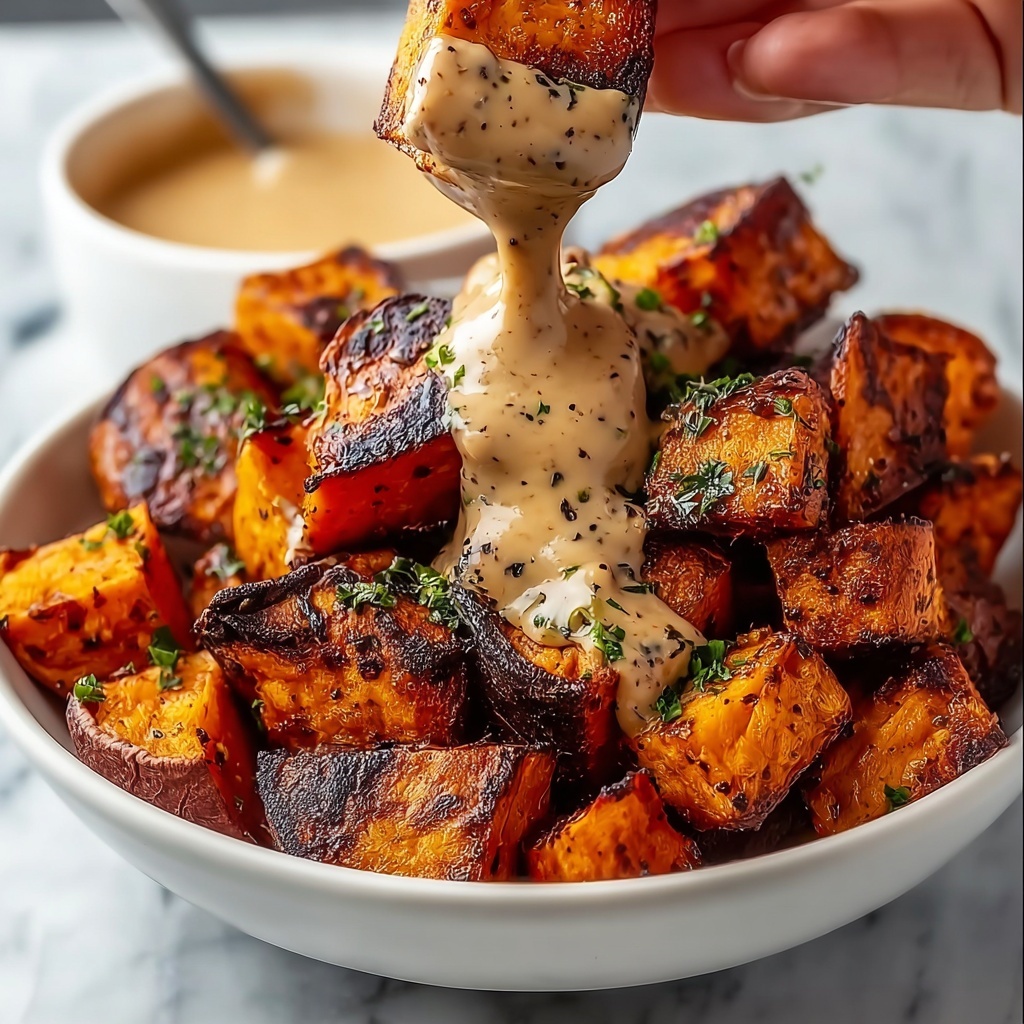 Smoky Roasted Sweet Potatoes with Chipotle Mayo Recipe - Recipe Image