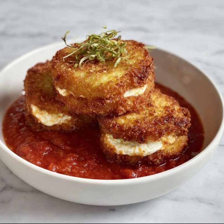 Eggplant and Goat Cheese Sandwiches with Tomato Tarragon Sauce Recipe