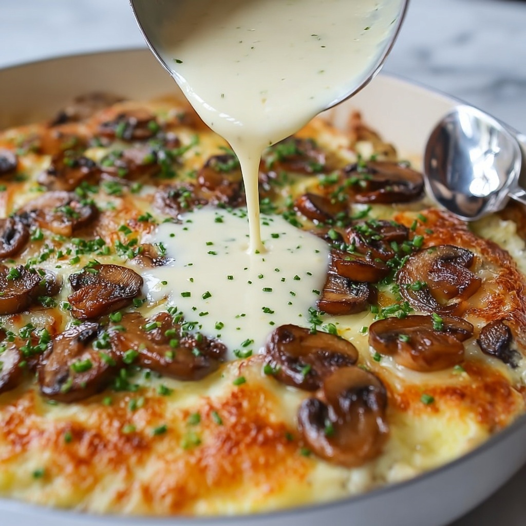 Chicken and Mushroom Gratin Recipe - Recipe Image