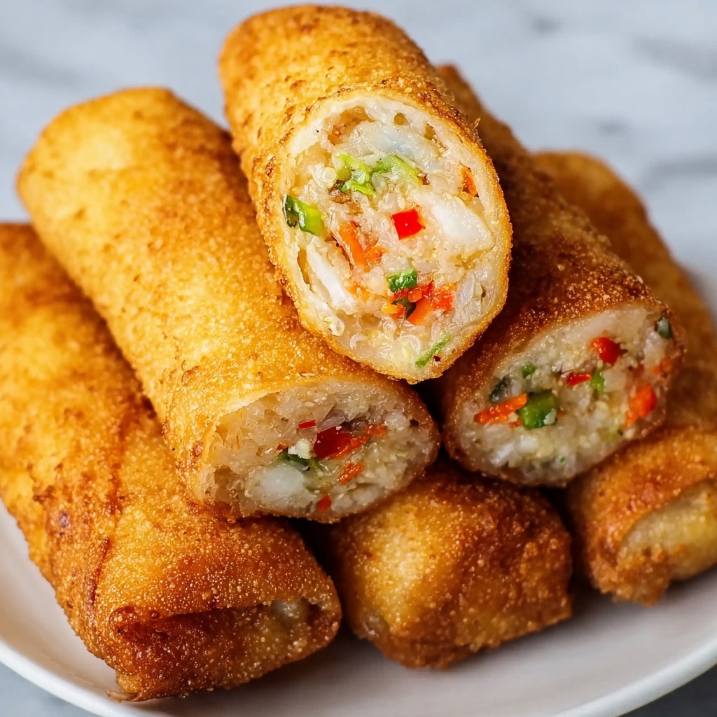 Crispy Crab Cake Egg Rolls with Lemon Dip Recipe - Recipe Image