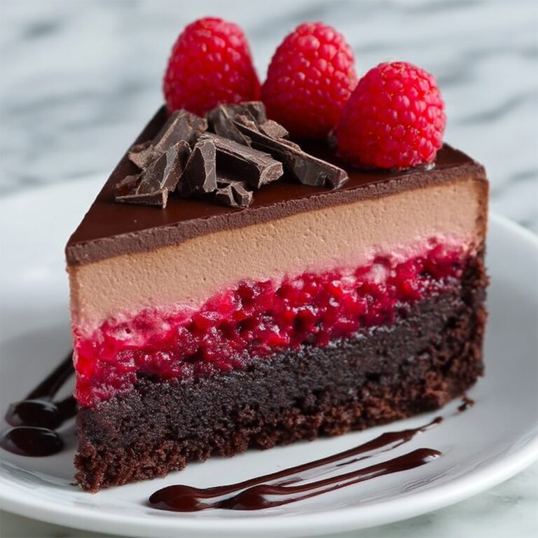 Lush Silken Chocolate Raspberry Truffle Torte Recipe