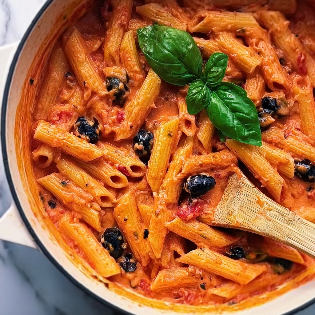 One Pot Rigatoni in Pink Sauce Recipe - Recipe Image