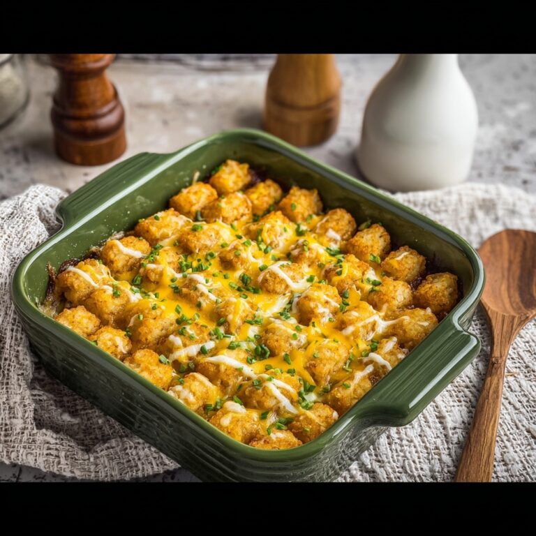Keto Tater Tot Casserole Recipe