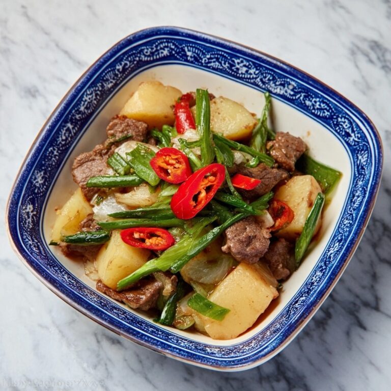 Stir-Fry with Chinese Yam and Beef Recipe