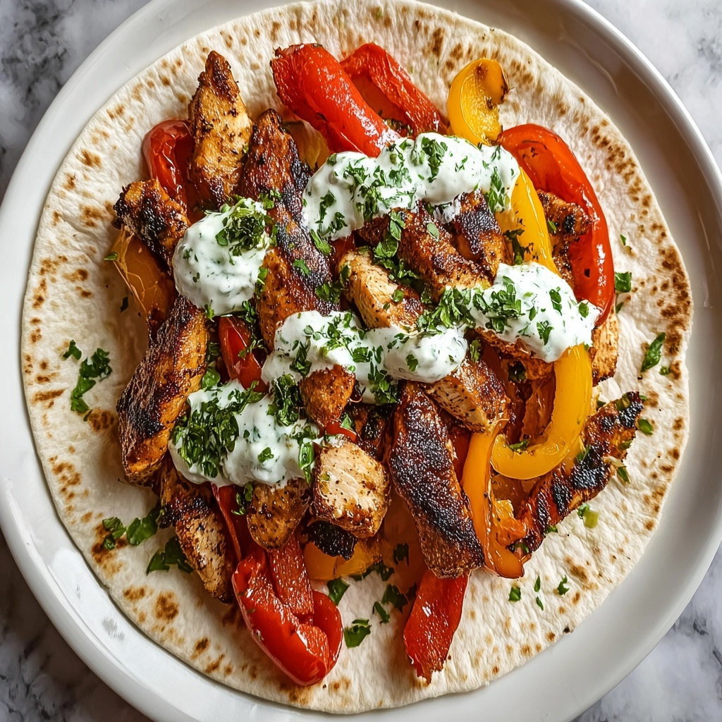 Zesty Lemon Garlic Chicken Pitas with Creamy Feta Bliss! - Recipe Image