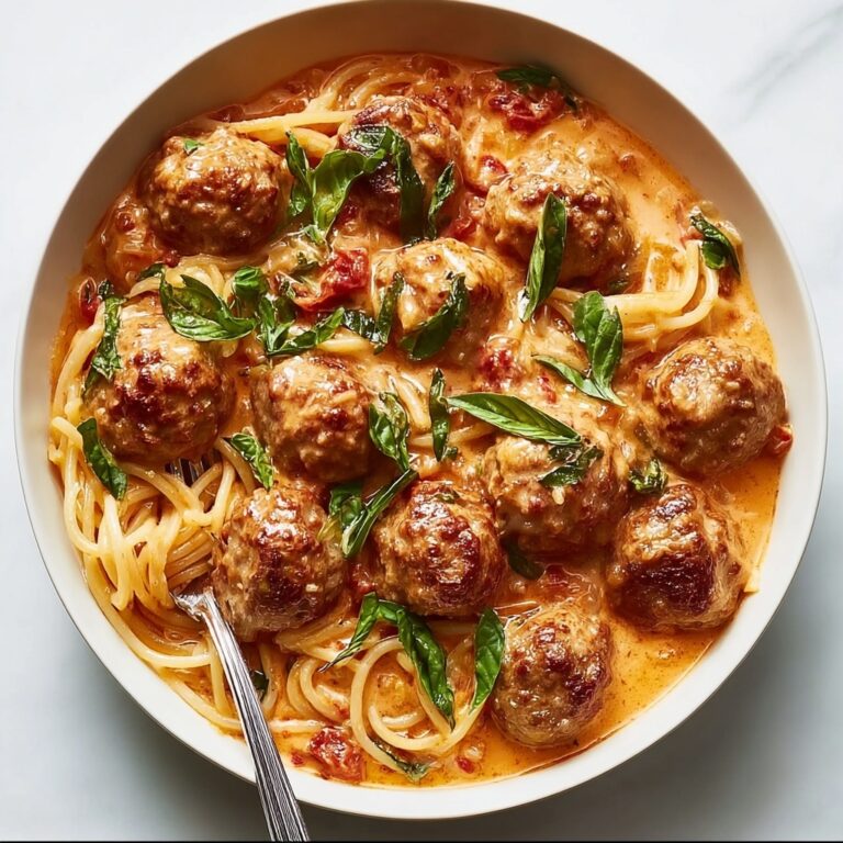Easy Marry Me Meatballs in Creamy Tomato Bliss