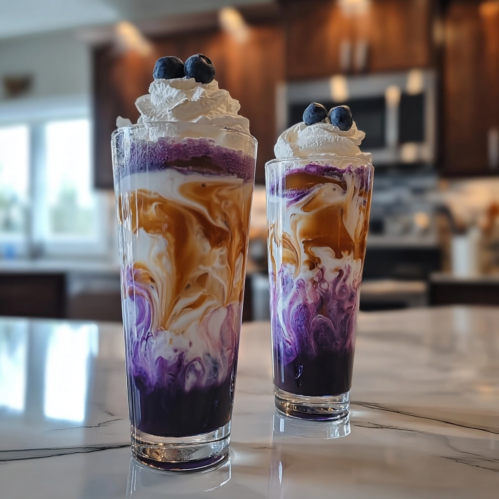 Blueberry Muffin Dirty Soda Recipe - Recipe Image