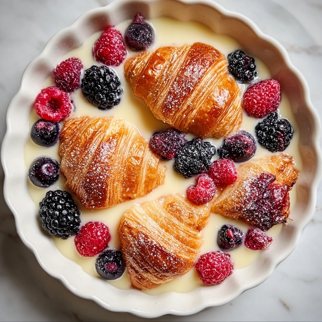 Berry Croissant Breakfast Bake Recipe - Recipe Image