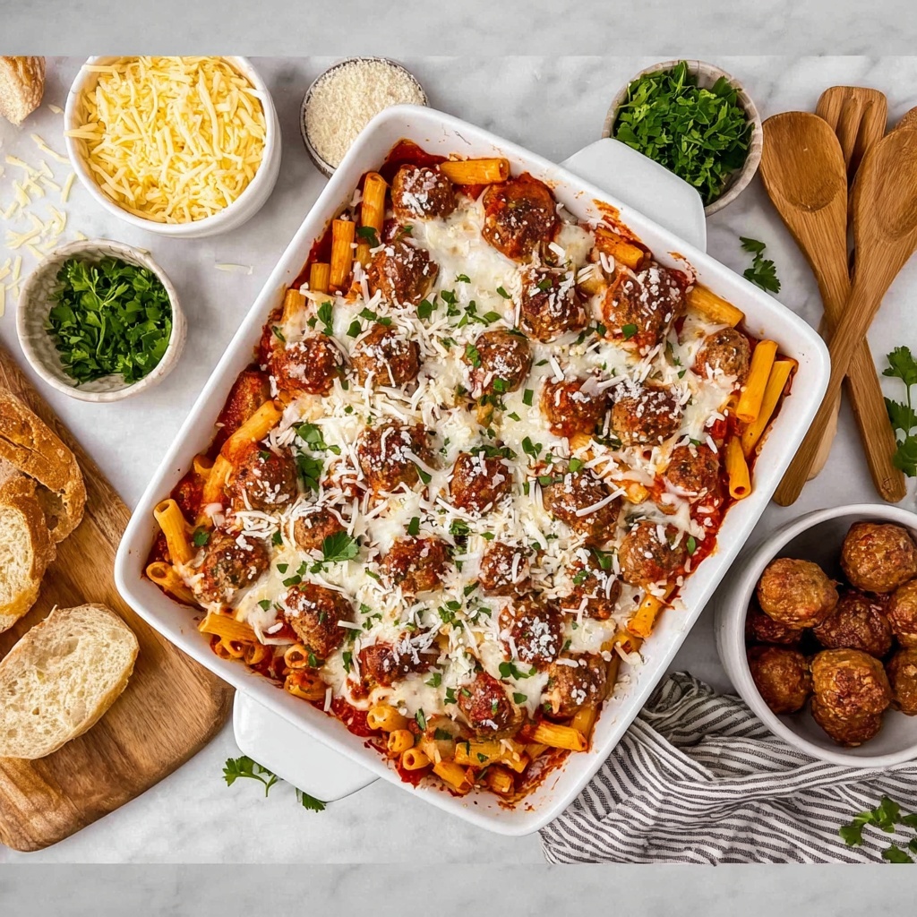 Meatball Casserole Recipe - Recipe Image