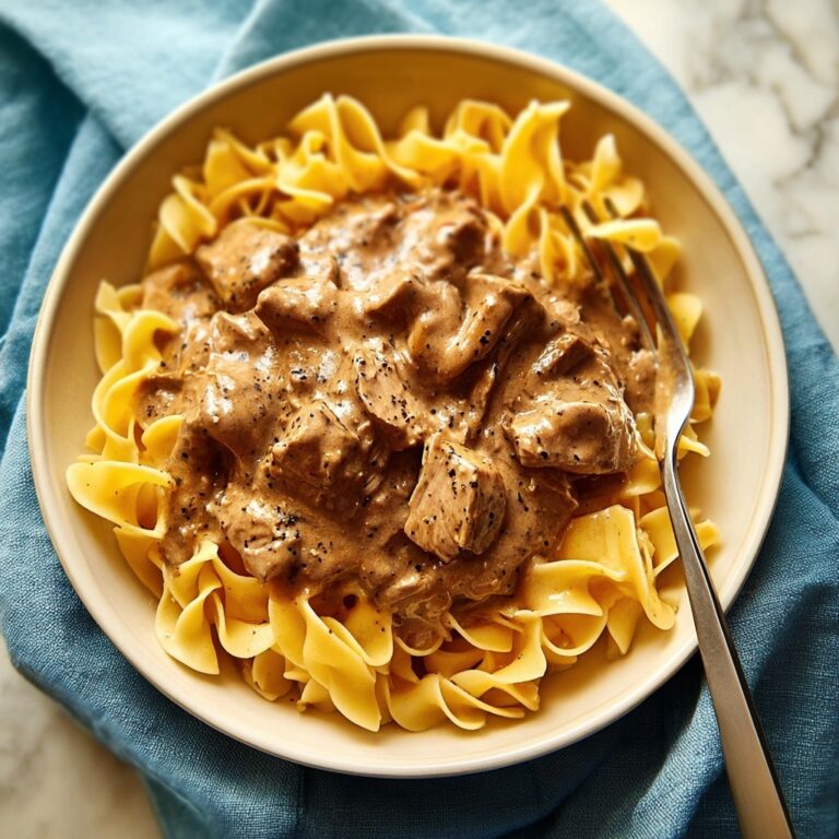 Slow Cooker Beef Stroganoff Recipe